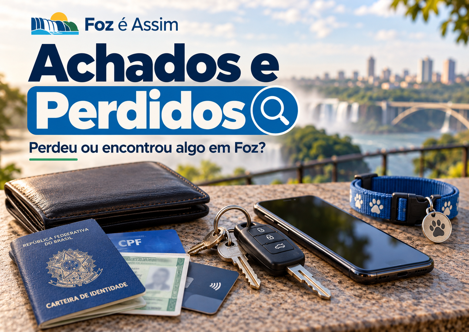 Perdeu ou encontrou algo em Foz? Foz é Assim reúne Achados e Perdidos em um só lugar